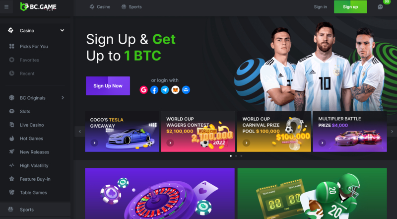 Explore Thrilling Casino Adventures at BC Game.com
